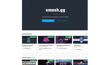 smash.gg: App Reviews; Features; Pricing & Download | OpossumSoft